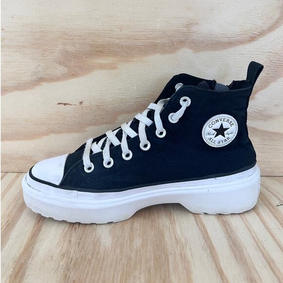 Converse All Star -CT Platform Lugged -Sneakers -Black -Big Girl's -5.5 -A03011C - Picture 5 of 10